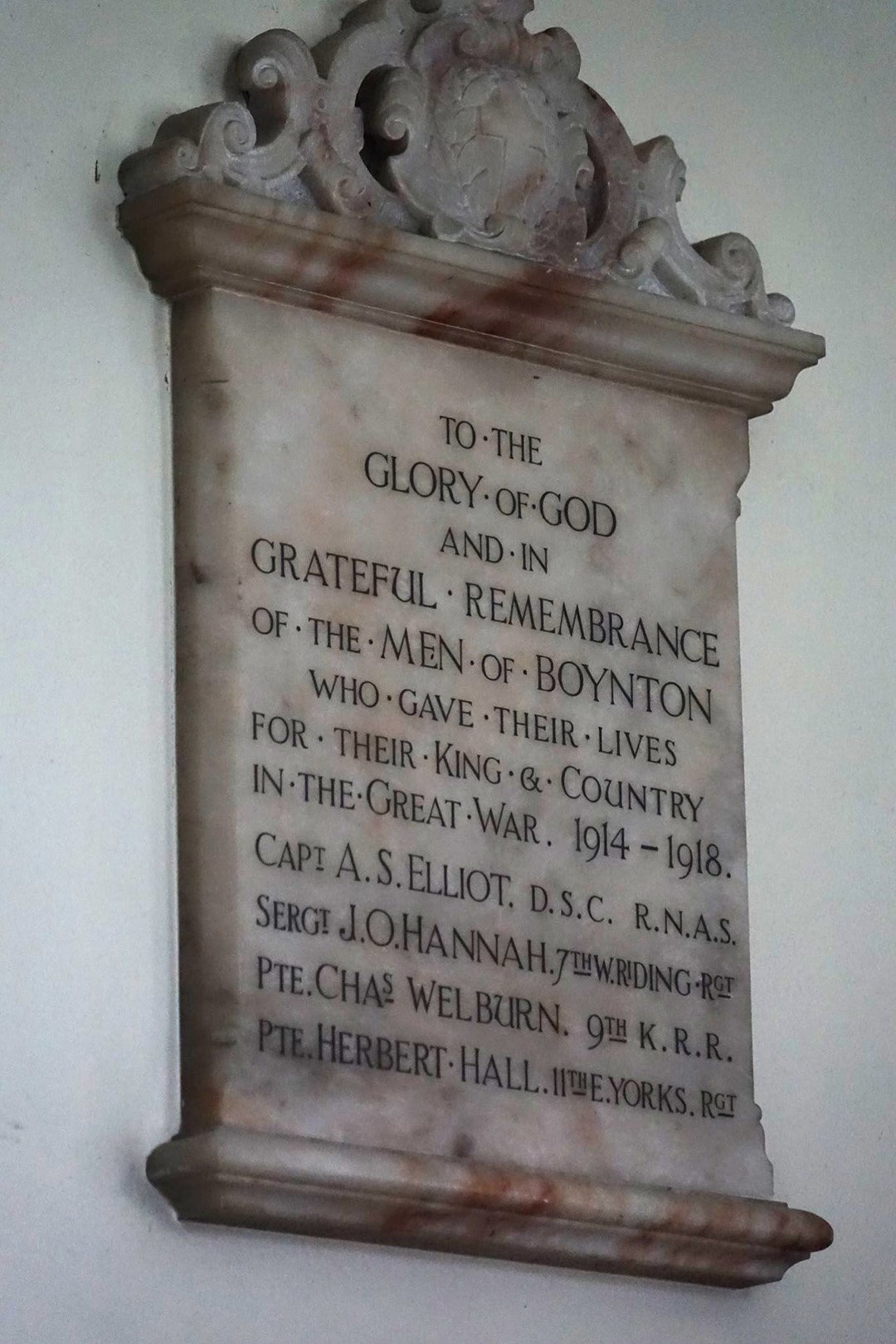 Elliott Memorial, Boynton, Yorkshire – Elaine Toft-Reed,_