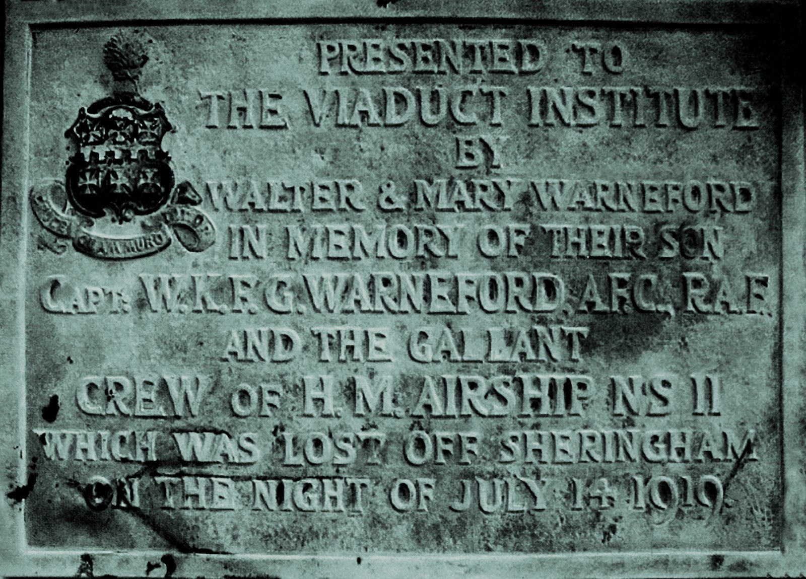 Fountain plaque