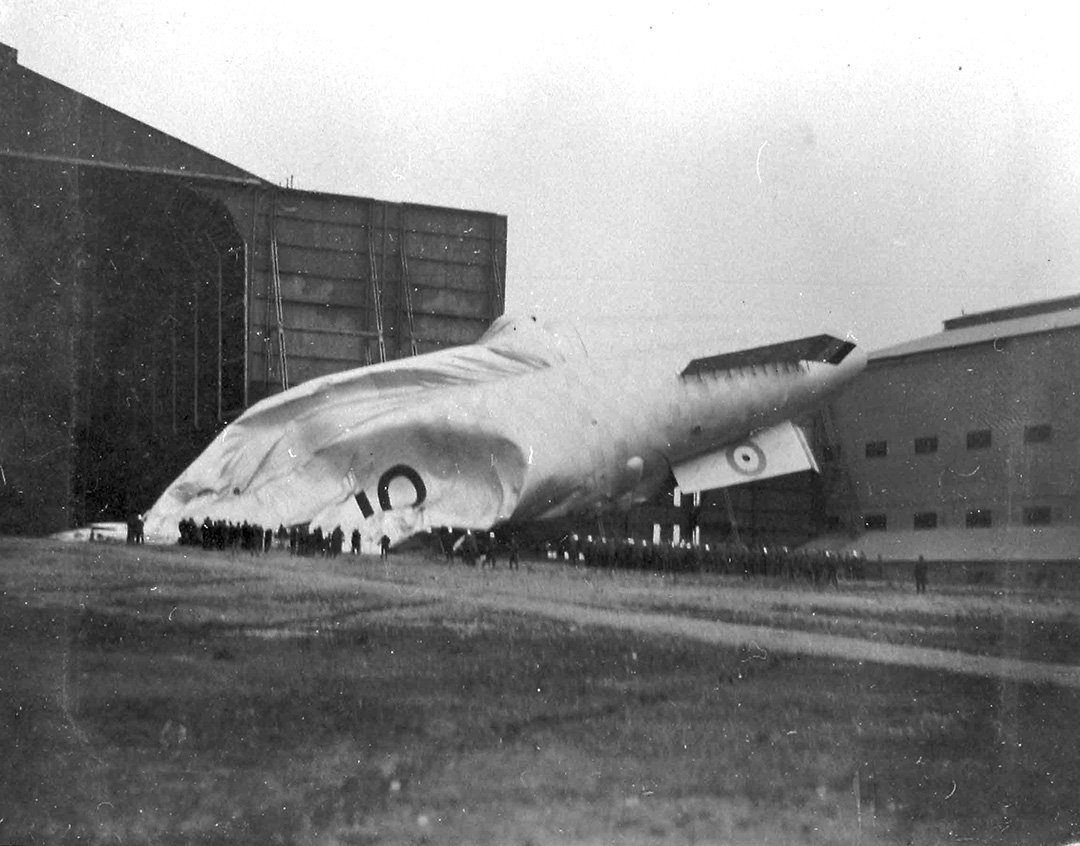 N.S.10 deflated at Longside