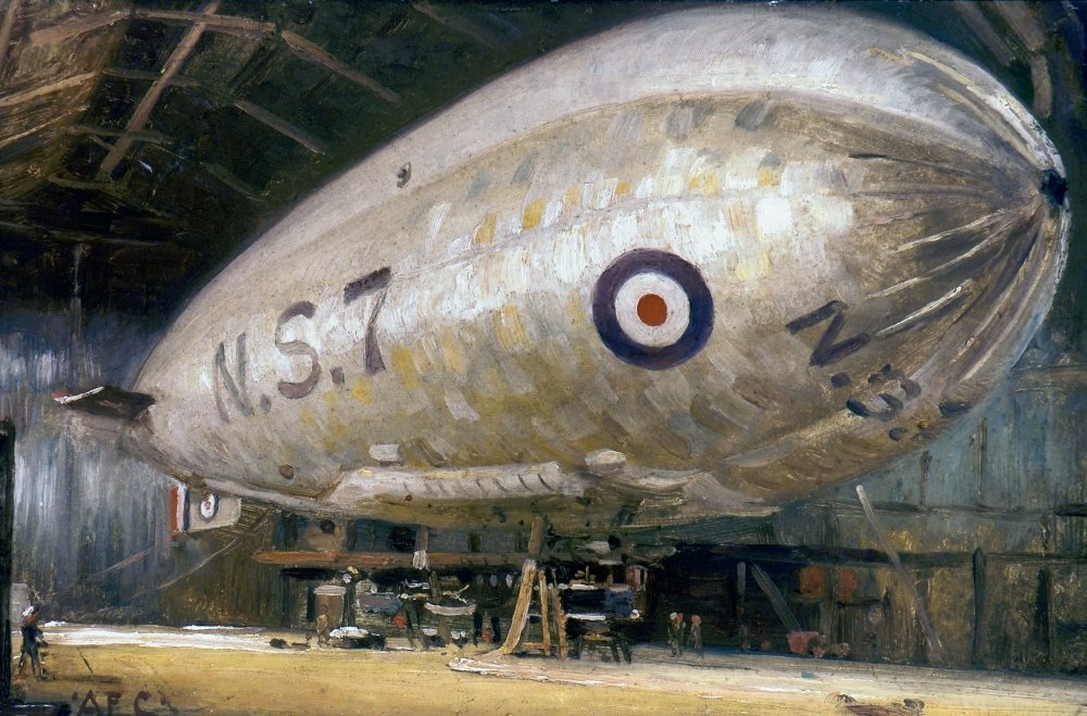 World_War_I_British_Airship_by_Alfred_Egerton_Cooper_(1)